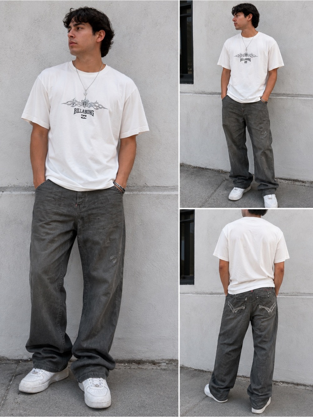 Aris Men's Relaxed Jeans in Faded Charcoal